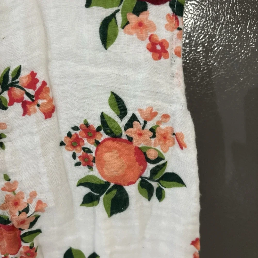Little Unicorn Cotton Muslin Sleep Sack Bag S 0-6 Months Watercolor Roses Floral